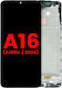 OLED-Baugruppe mit Rahmen für Samsung Galaxy A16 5G A166U 2024 US-Version Aftermarket Plus in allen Farben