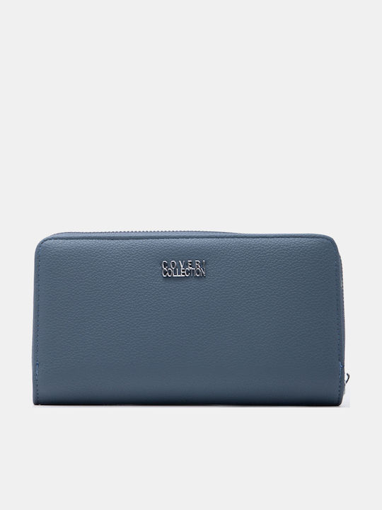 Large Women's Wallet Light Blue