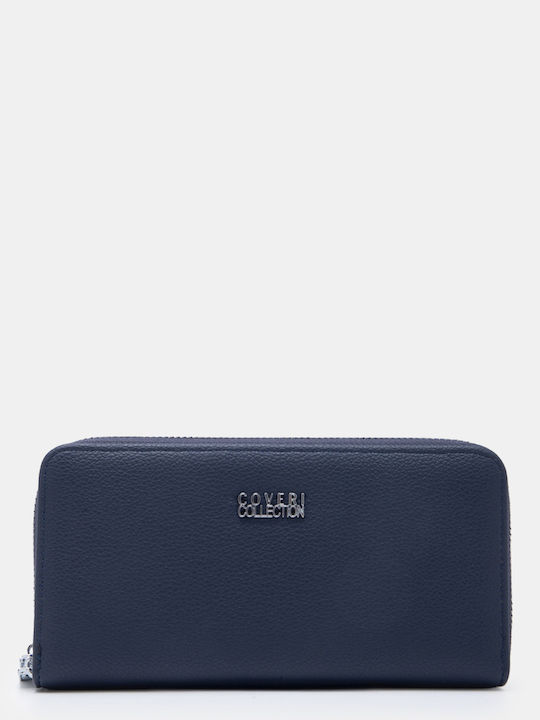 Large Women's Wallet Navy Blue