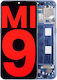 Oled-Displayeinheit mit Rahmen für Xiaomi Mi 9 Aftermarket Plus Ozeanblau