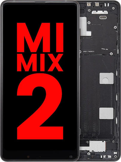 Lcd Assembly Frame Xiaomi Mi Mix 2 Aftermarket Plus Black
