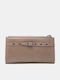 Large Women's Beige Wallet