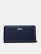 Large Women's Wallet Navy Blue