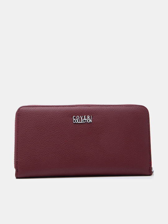 Large Women's Burgundy Wallet