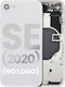 Back Housing W Small Components Pre-installed Iphone Se 2020 No Logo Aftermarket Plus White