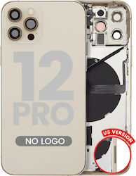 Capacitate spate cu piese mici iPhone 12 Pro Versiunea SUA Aftermarket Plus Aurie Capacitate spate cu piese mici iPhone 12 Pro Versiunea SUA Aftermarket Plus Aurie