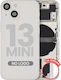 Rückgehäuse mit Kleinteilen für iPhone 13 Mini US-Version Aftermarket Plus Starlight