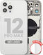Backcover mit Kleinteilen für iPhone 12 Pro Max US-Version Aftermarket Plus Silber