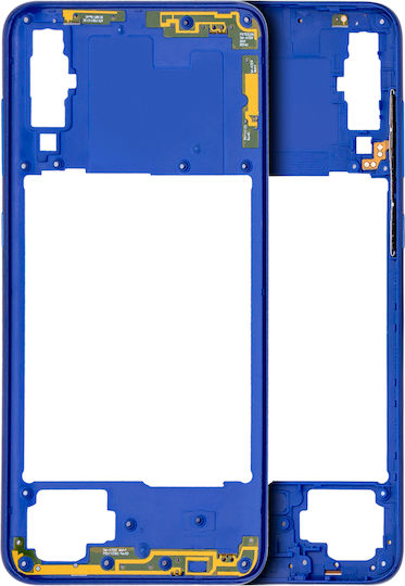 Mittelrahmengehäuse Samsung Galaxy A70 A705 2019 Aftermarket Plus Blau