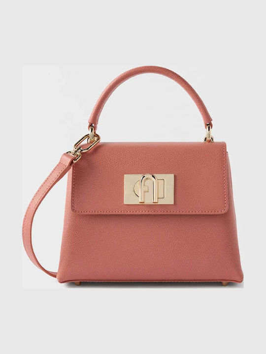 Furla 1927 Дамска кожена чанта за ръка / за рамо / през рамо в бордо Furla 1927 Дамска кожена чанта за ръка / за рамо / през рамо в бордо