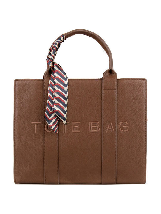 Silia D Braune Damen-Tote-Bag-KF2025181-(brn)