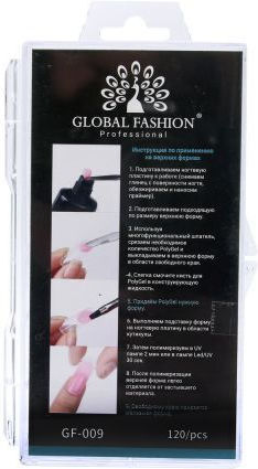 Global Fashion Tips Νυχιών Διάφανα 100τμχ 5639