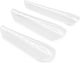 Global Fashion Reusable Upper Nail Forms Koper Marked Arched Almond 120 Pcs