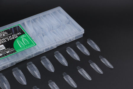 Global Fashion “long Stiletto” Dual Forms Nail Extensions 15 Sizes 240 Pieces Stiletto