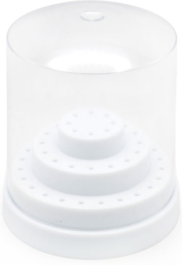 Global Fashion Large Bit Holder Fits 48 Bits White