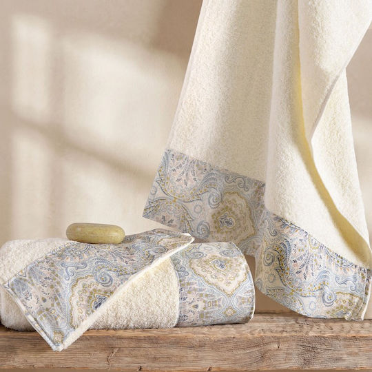 Rythmos Bath Towel Set 3 pcs Ecru Weight 500gr/m²
