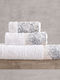 Rythmos Bath Towel Set 3 pcs Gray Blue Weight 500gr/m²