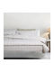 Das Home 5440 Semi-Double Fitted Sheet Set 120x200+35cm Light Blue (3pcs)