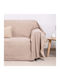 Dreisitzer-Sofawurfdecke 180x300 Naf-naf Highline Dunkelbeige 358-135
