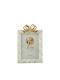 Zen Collection Plastic Photo Frame with White Frame