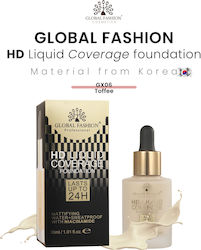 Global Fashion HD Liquid Coverage Течен фон дьо...