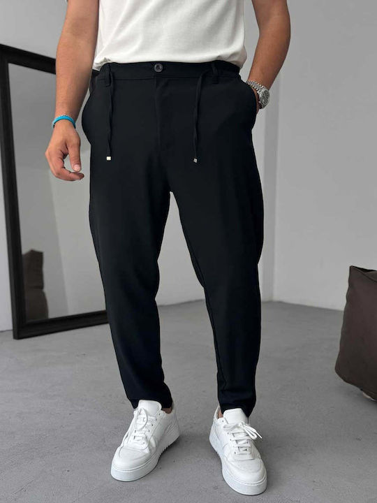 Men's Loose Fit Trousers Black