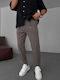 Men’s Loose Fit Brown Trousers