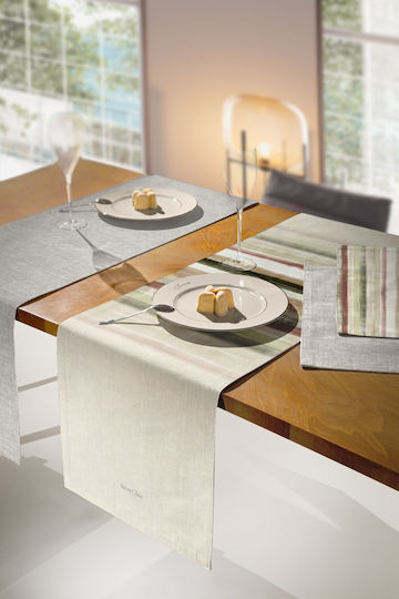 Saint Clair Plastic Beige Placemats 45x33cm 4 Pcs