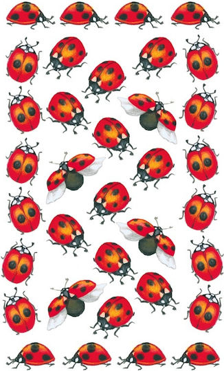 bsb Αυτοκόλλητα Ladybirds 3 Φύλλο