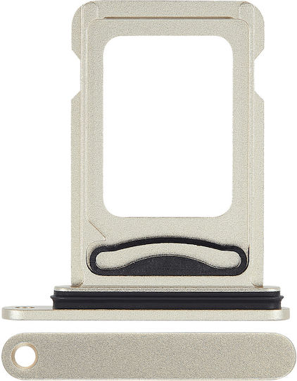 Dual-SIM-Kartenhalter iPhone 15 15 Plus Gelb