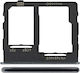 Einzelner SIM-Kartenhalter Samsung Galaxy A32 5G A326 2021 Awesome Schwarz