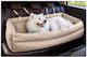 Denik Pets Beige Car Seat for Dog