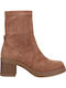 Suede Women's Ankle Boots Taupe