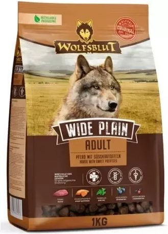 Wide Plain 1kg Dry Dog Food with Meat