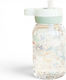 Kids Water Bottle with Straw Non Spill Safari Friends 450ml