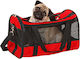 Flamingo Hundetragetasche für Hunde/Katzen bis 7 kg, Rot, L 40 × B 26 × H 26 cm