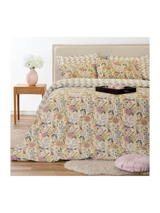 Melinen Ultra Double Bed Sheet Set 205x270cm Be...