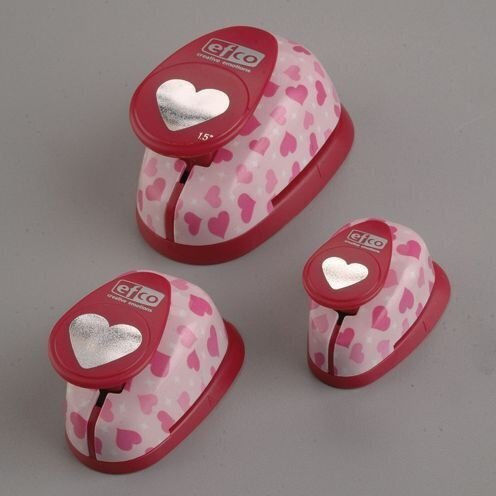 Motivstanzer Set 3-tlg. 1,5 × 1,3 2,5 × 2,1 3,6 × 2,1 cm Herz