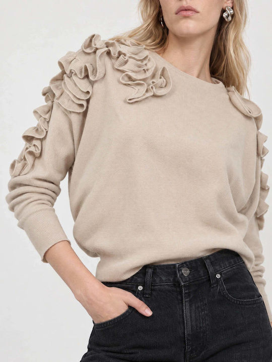 Bill Cost Women's Long-Sleeve Blouse Vanilla