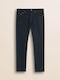 Pantaloni Bărbătești Slim Fit Albastru Navy