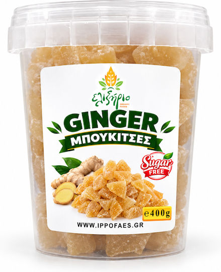 Τζίντζερ Ginger Μπουκίτσες Χωρίς Ζάχαρη 400g