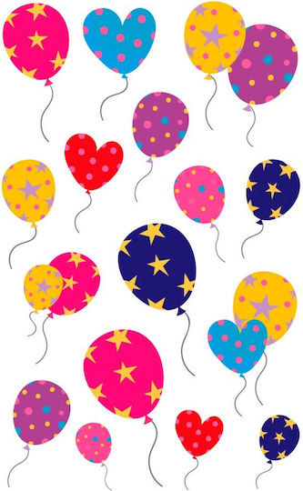 bsb Αυτοκόλλητα Baloons 3 Φύλλα