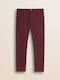 Pantaloni bărbătești Slim Fit Merlot