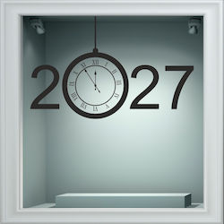 Αυτοκόλλητο Βιτρίνας - 2027 - Μαύρο