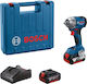 Bosch GDS 18V-350 Brushless Μπουλονόκλειδο Μπαταρίας 18V 2x4Ah με Υποδοχή 1/2"