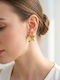Lysea Women's Gold Steel Hoops