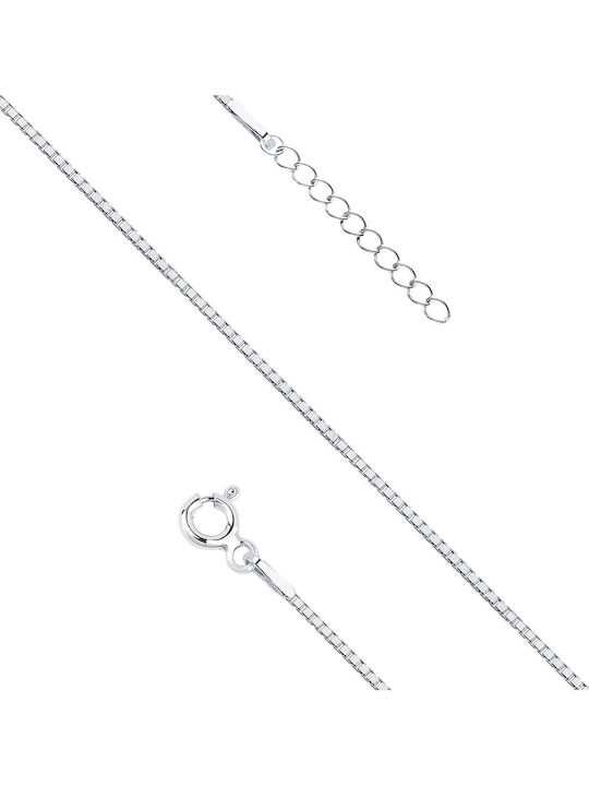 Lysea Women's Silver Chain Bracelet with Diamond