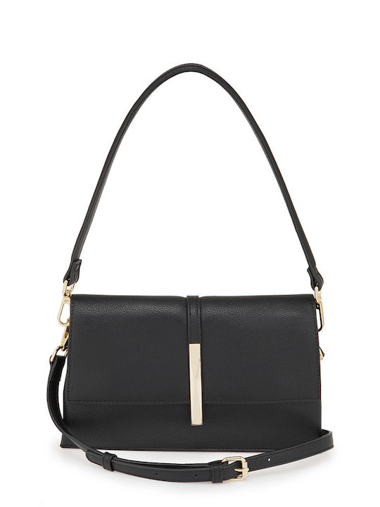 Veta Schwarze Damen-Schultertasche