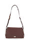 Braune Damen-Schultertasche