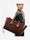 City Women's Shoulder Bag Marron